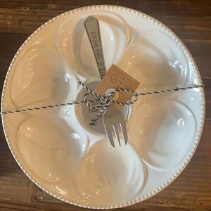 Mud Pie Oyster Plate